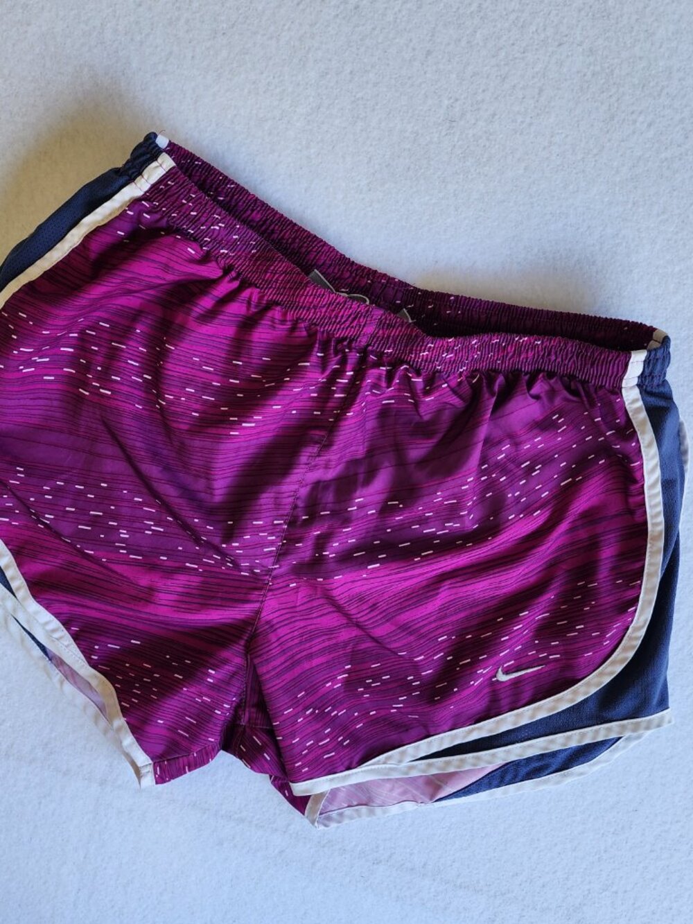 Nike Purple Dri-FIT Athletic Running Shorts Size Medium